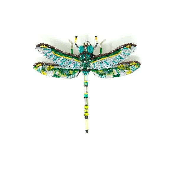 Grüne Darner-Libelle Brosche von Trovelore