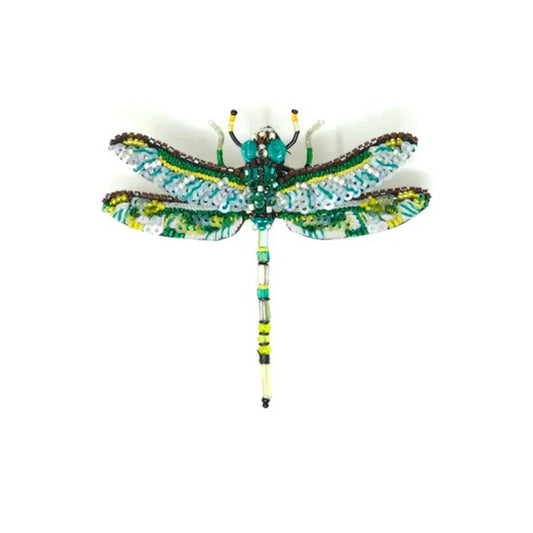 Grüne Darner-Libelle Brosche von Trovelore