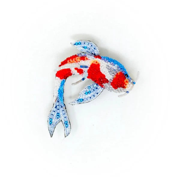 Koi Fisch Brosche von Trovelore